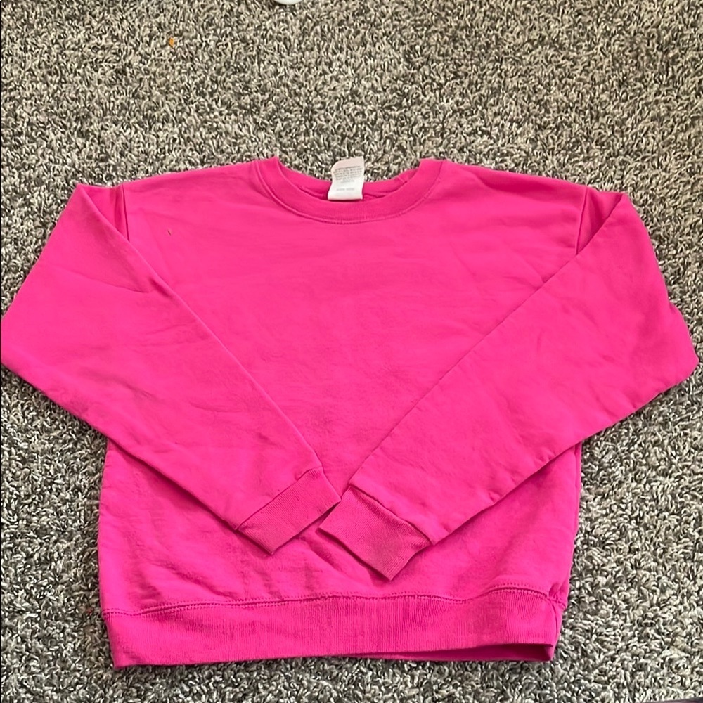 Hanes Simple Kids' Bright Pink Sweater
